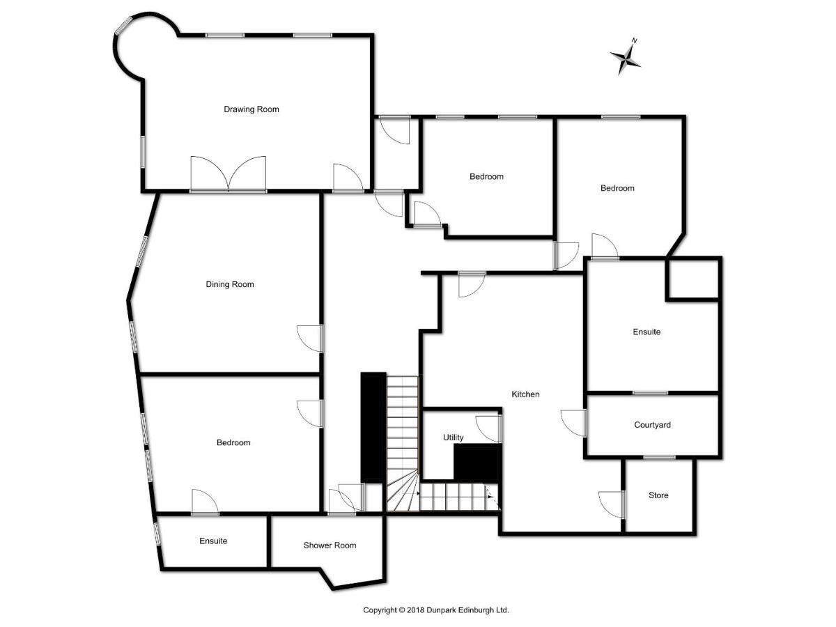 Elegant 3-Bedroom Ramsay Garden Apartment In Edinburgh City Centre Exterior foto